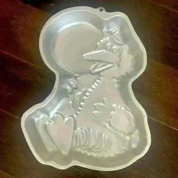 Vintage1983 Big Bird Wilton Cake Pan Balloon Muppets Mold Sesame Street Birthday - Picture 1 of 3